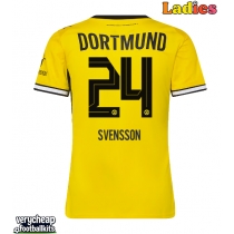 Borussia Dortmund Daniel Svensson #24 Replica Home Shirt Ladies 2026-27 Short Sleeve